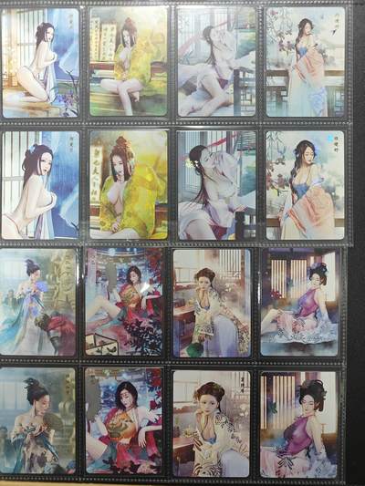 天玑星卡拍第176期《3.5周四截拍》持续收拍收评中 满赠卡需备注 燎原卡牌红颜录1~15弹大全套，金彩彩闪112个人物远景+近景共224张