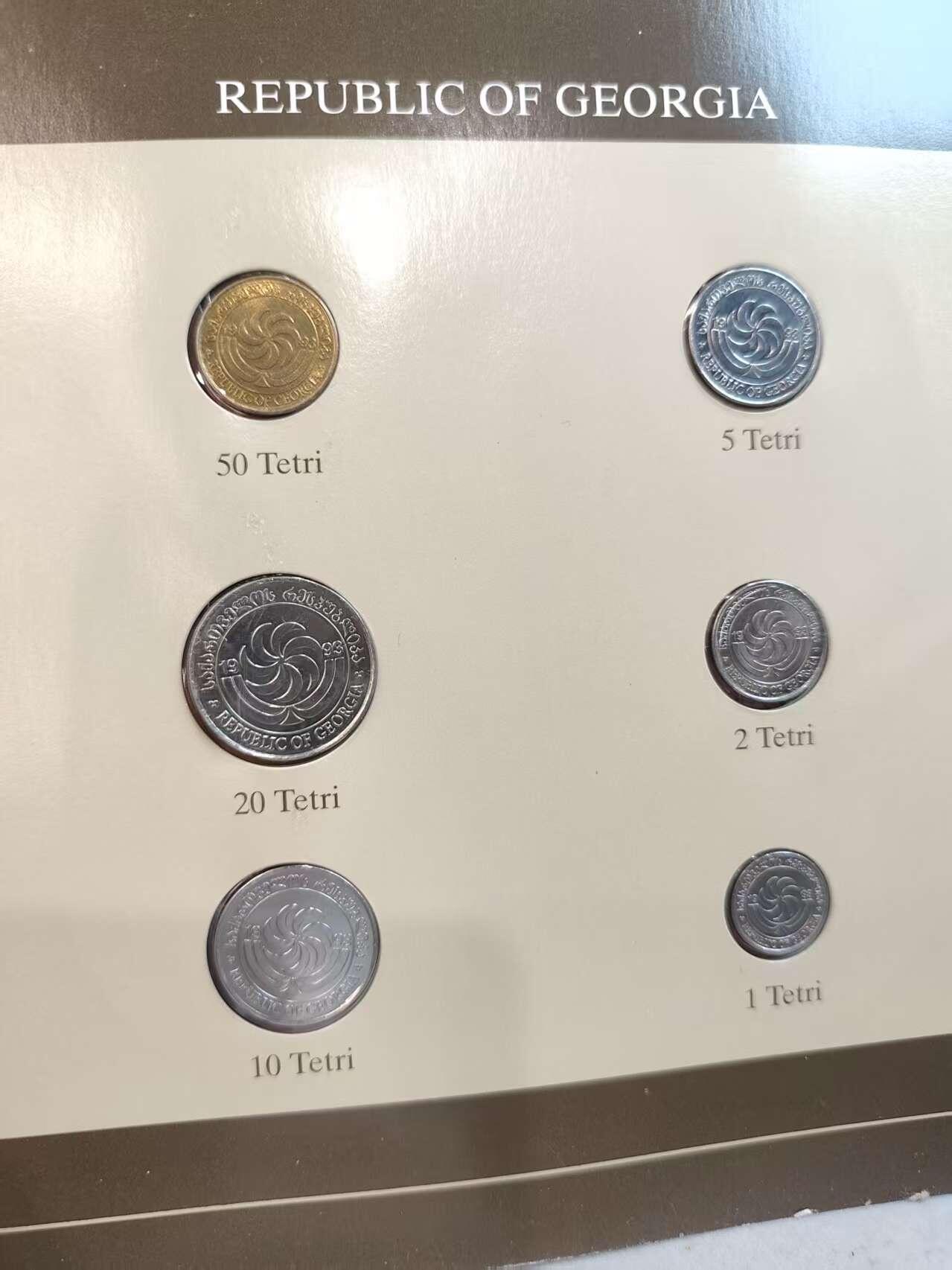 G&W世界散币，银币处理专场（第45场） 富兰克林-格鲁吉亚6枚套