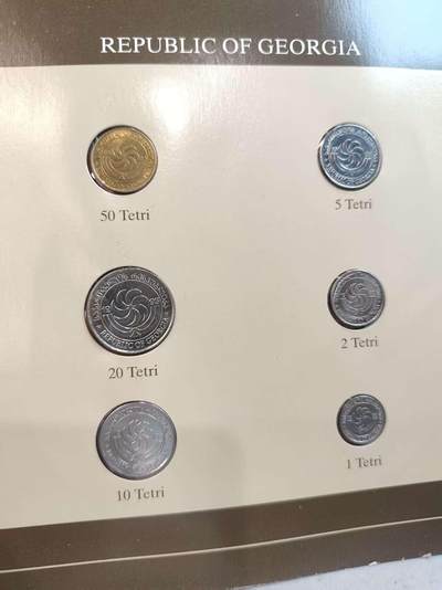 G&W世界散币，银币处理专场（第45场） - 富兰克林-格鲁吉亚6枚套