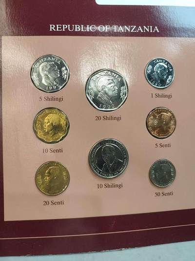 G&W世界散币，银币处理专场（第45场） - 富兰克林-坦桑尼亚8枚套