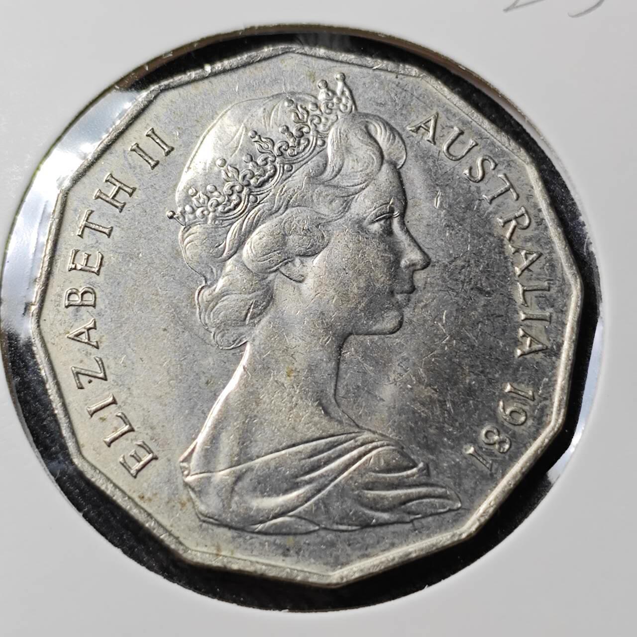 KK钱币收藏小铺   套币 批量/好品散币专场 2月预留时间 周末发货   澳大利亚50分纪念币