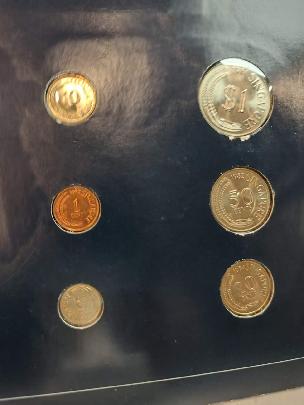 G&W世界散币，银币处理专场（第45场） 富兰克林-新加坡6枚套