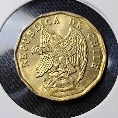 KK钱币收藏小铺   套币 批量/好品散币专场 2月预留时间 周末发货 -  1975智利5分铜币 好品 铜版少见