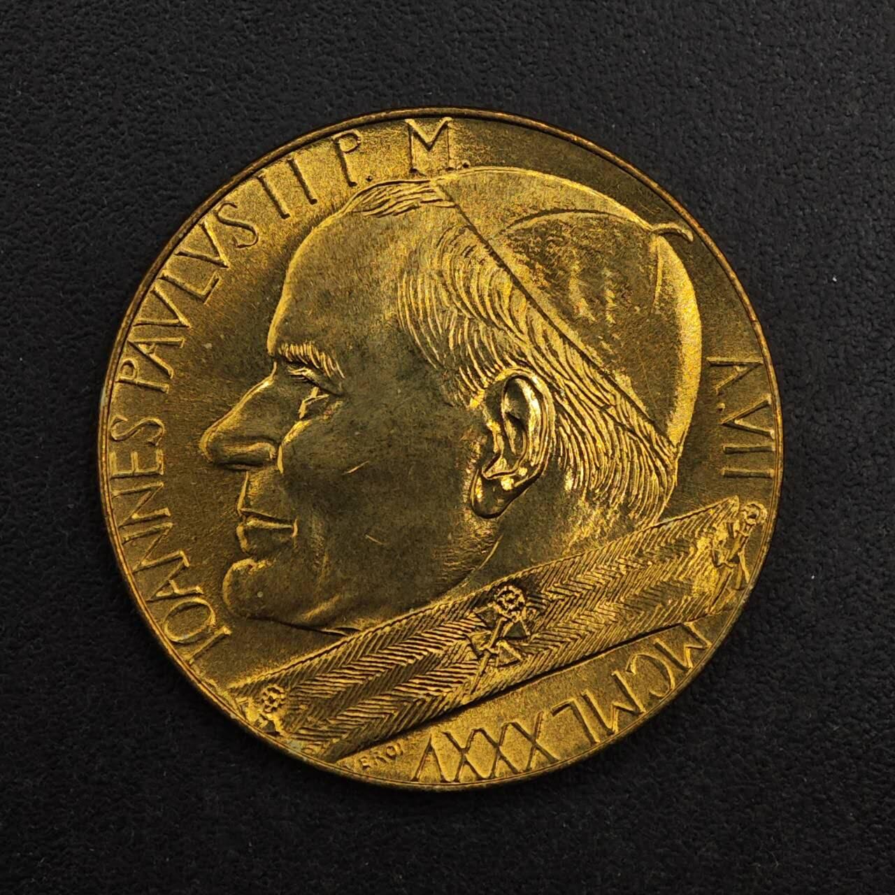 【淘币小摊】实时拍第八百七十六拍   散币场    每周一统一发货 梵蒂冈1985年20里拉神鹰铜币