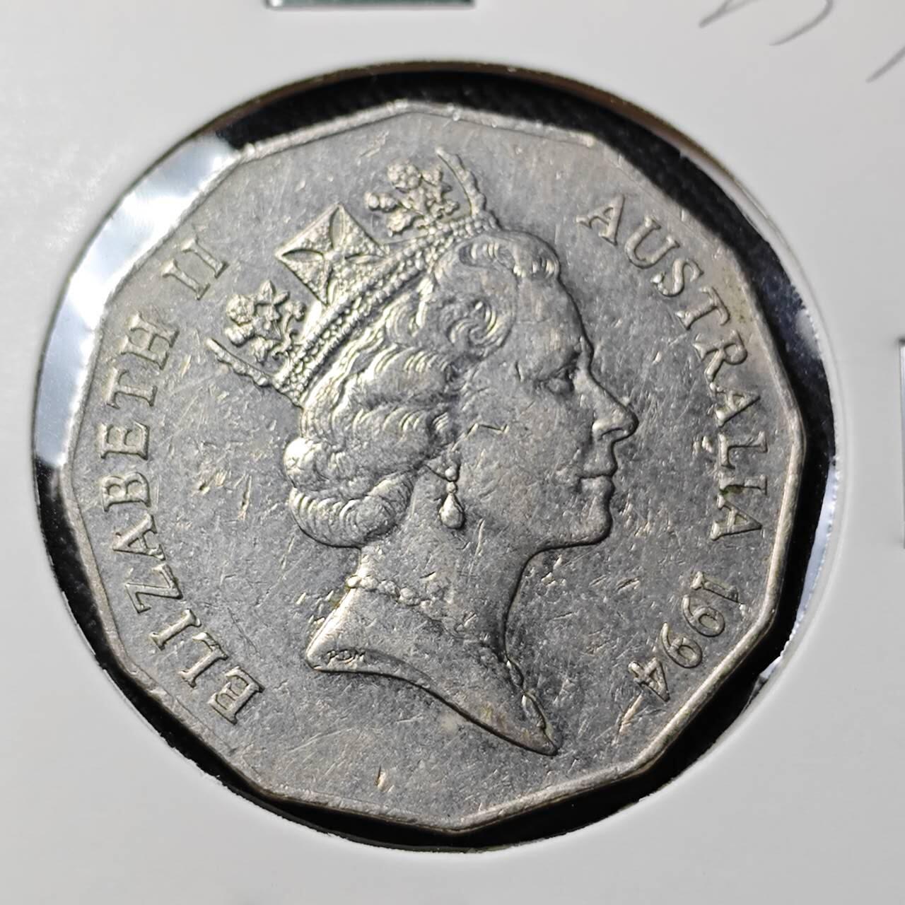 KK钱币收藏小铺   套币 批量/好品散币专场 2月预留时间 周末发货   澳大利亚50分纪念币