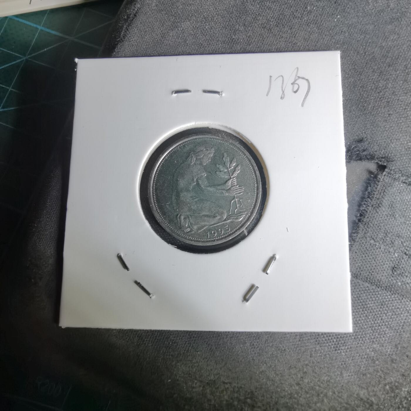 沼泽如烟--第1012场 德国1993年50芬尼