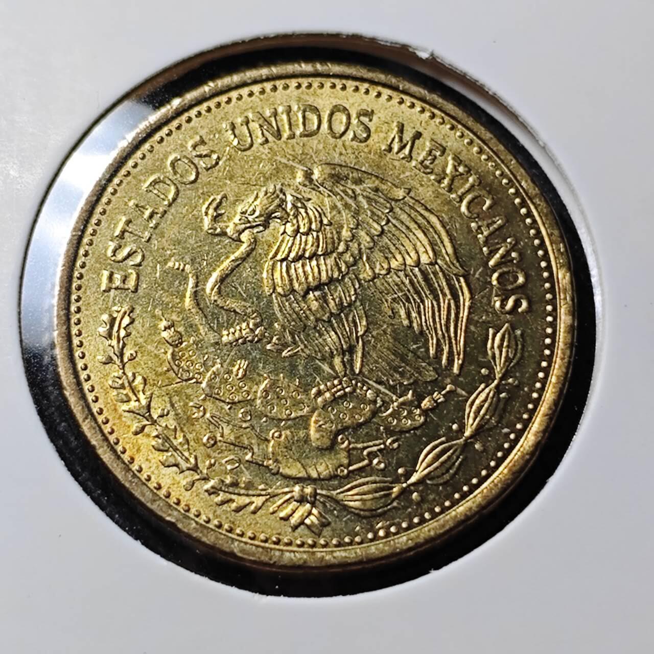 KK钱币收藏小铺   套币 批量/好品散币专场 2月预留时间 周末发货  1991墨西哥100比索 好品铜币