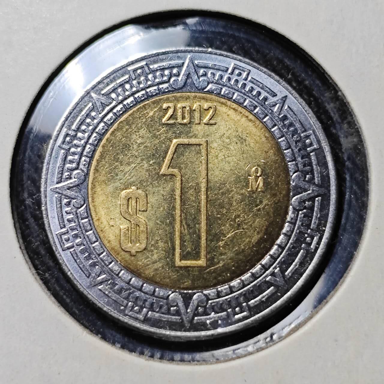 KK钱币收藏小铺   套币 批量/好品散币专场 2月预留时间 周末发货  墨西哥1比索双色币 好品