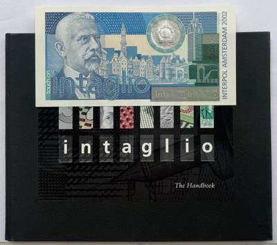 2026第4场（总第231期）：精品测试钞、外钞综合场  - 捷德G&D 2002年“荷兰阿姆斯特丹国际刑警组织会议”纪念版测试钞硬册装UNC