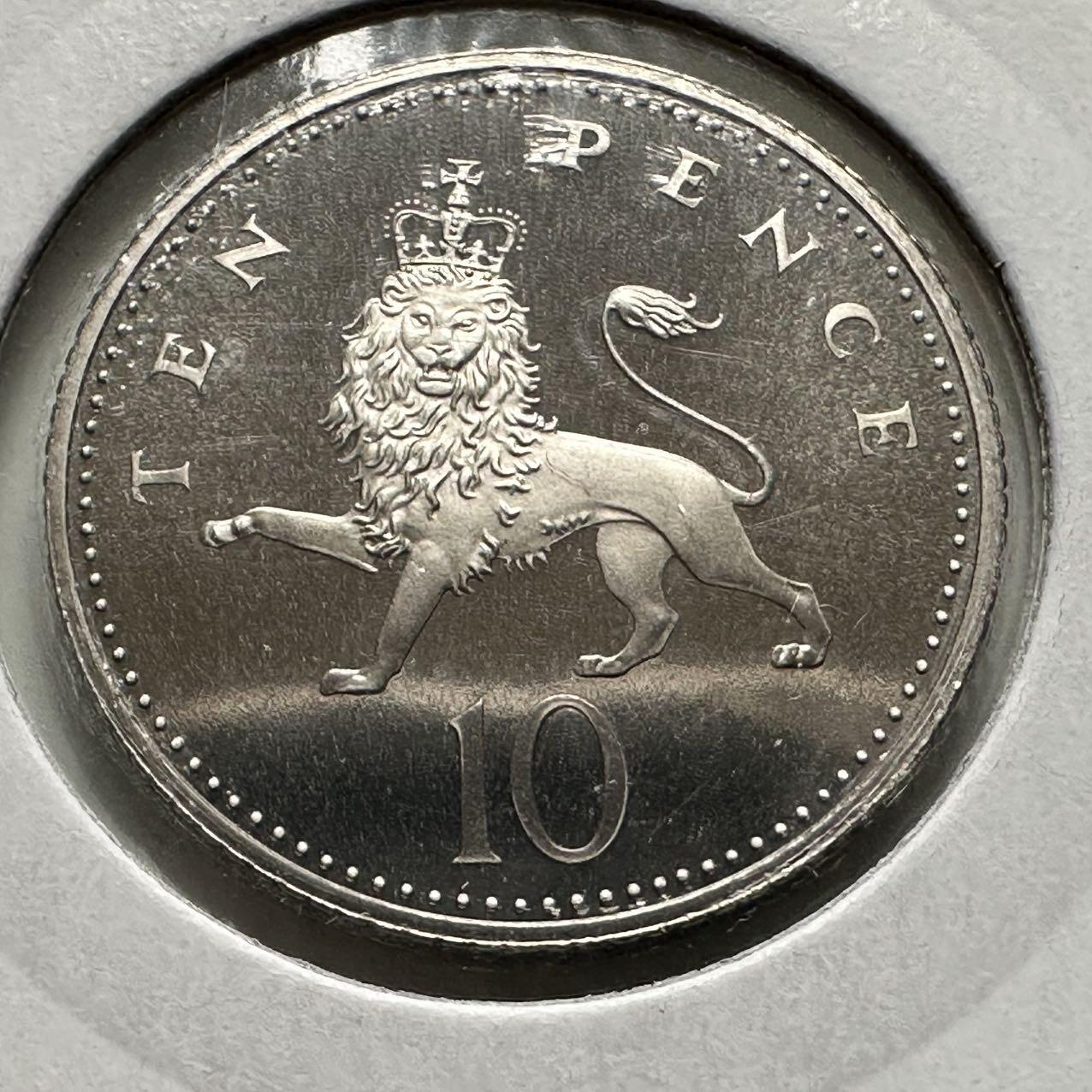 🌹外币初藏🌹🐯2026年第24场  每周二四六晚8️⃣点 接代拍 英国1997年10便士 精制币 d