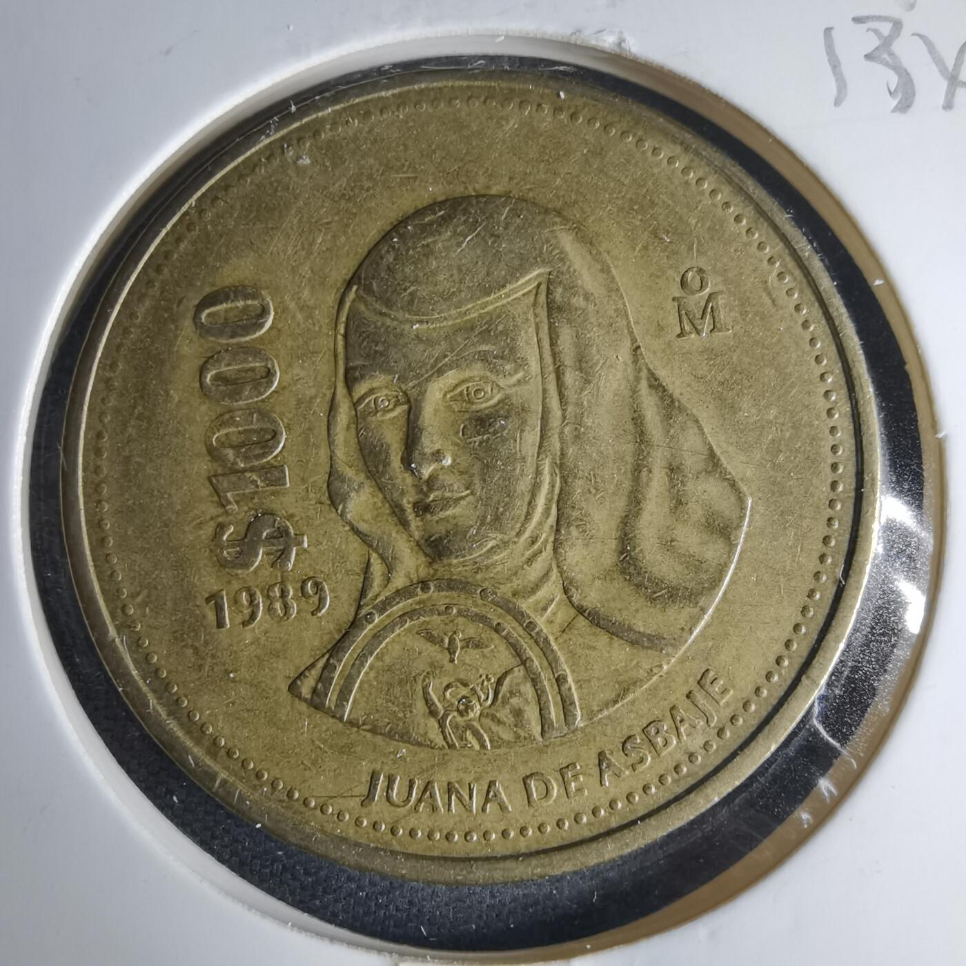 沼泽如烟--第1013场 墨西哥1989年1000比索