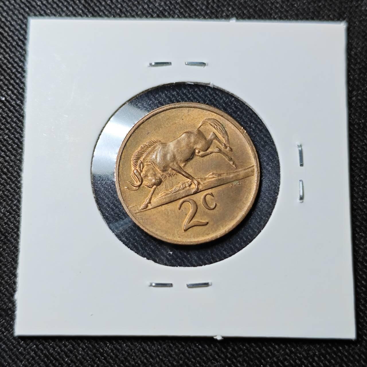 KK钱币收藏小铺   套币 批量/好品散币专场 2月预留时间 周末发货  1978南非2分铜币