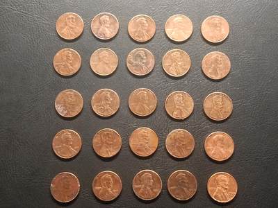 荟藏特别场次第五期——“社长的钢镚堆” 美国1分批量25枚