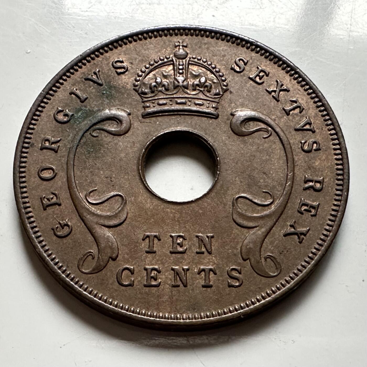 🌹外币初藏🌹🐯2026年第24场  每周二四六晚8️⃣点 接代拍 英属东非1952年十分