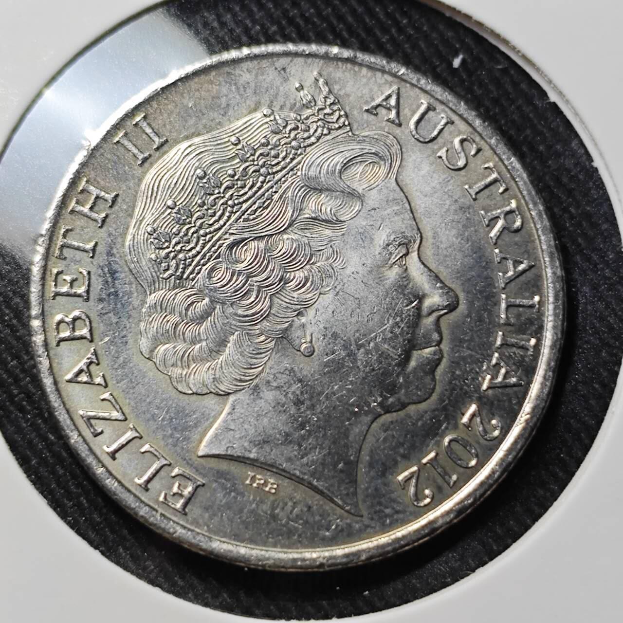 KK钱币收藏小铺   套币 批量/好品散币专场 2月预留时间 周末发货  2012澳大利亚20分 好品