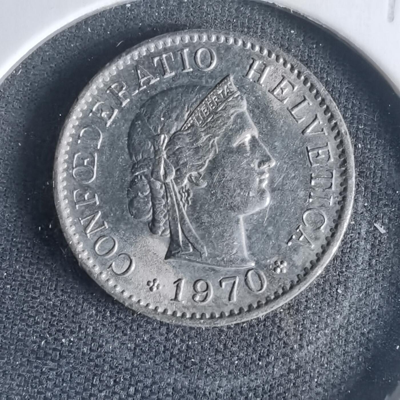 沼泽如烟--第1013场 瑞士1970年五分