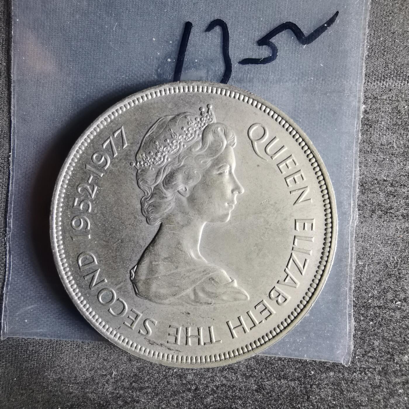 沼泽如烟--第1013场 泽西1977年25便士纪念币