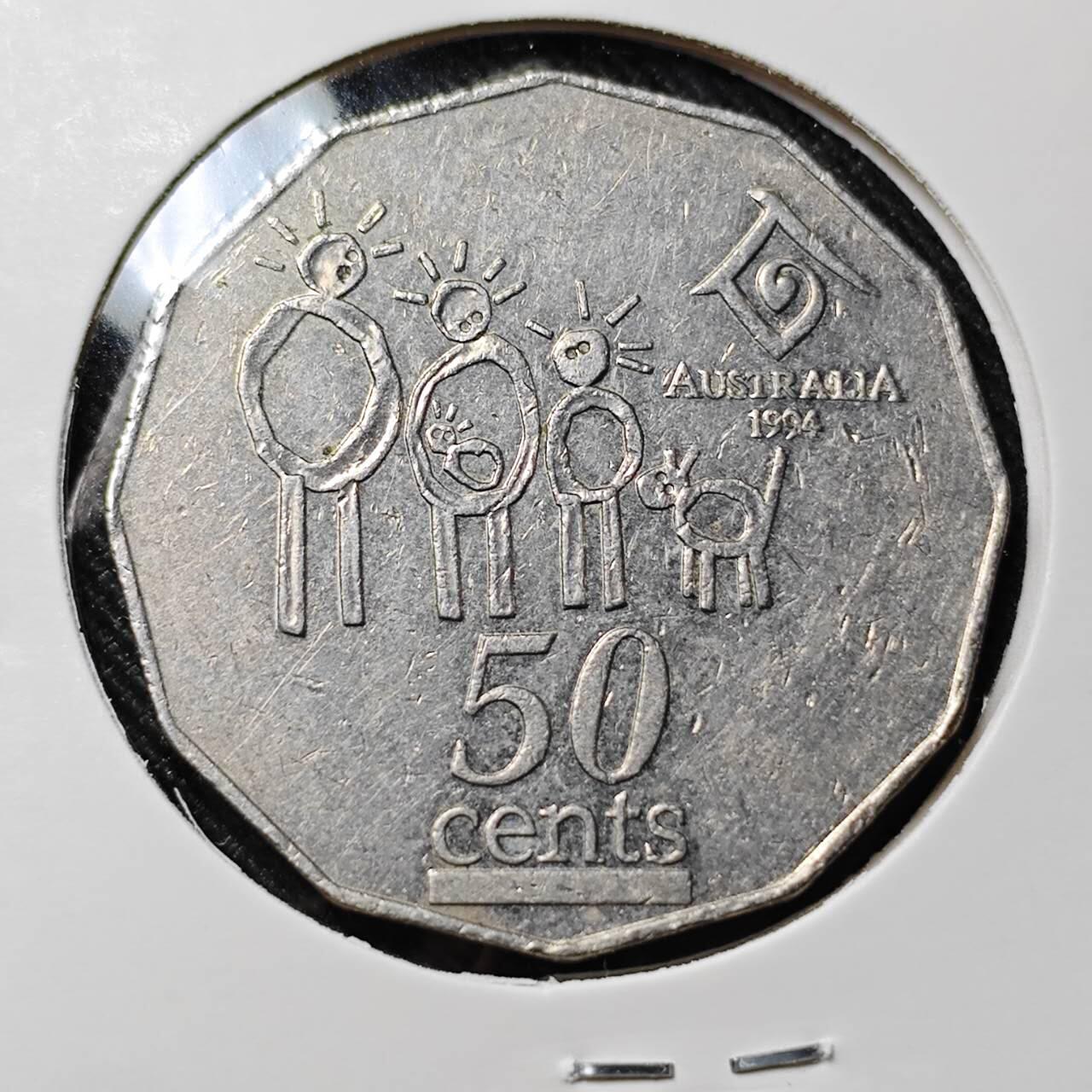 KK钱币收藏小铺   套币 批量/好品散币专场 2月预留时间 周末发货   澳大利亚50分纪念币