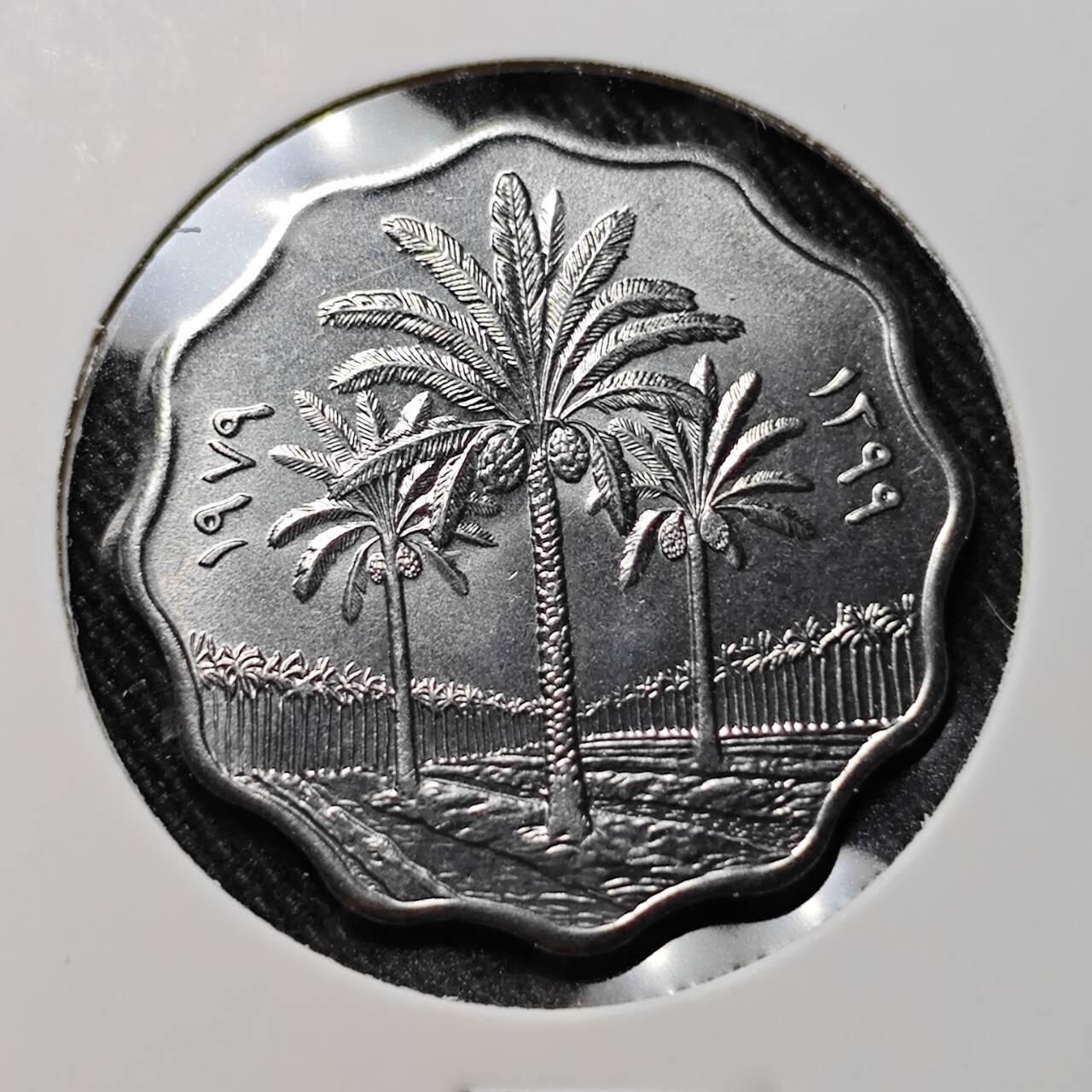 KK钱币收藏小铺   套币 批量/好品散币专场 2月预留时间 周末发货  伊拉克10费尔椰树 好品