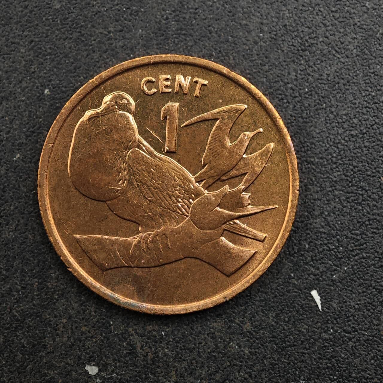 【淘币小摊】实时拍第八百七十六拍   散币场    每周一统一发货 基里巴斯1979年军舰鸟一便士铜币