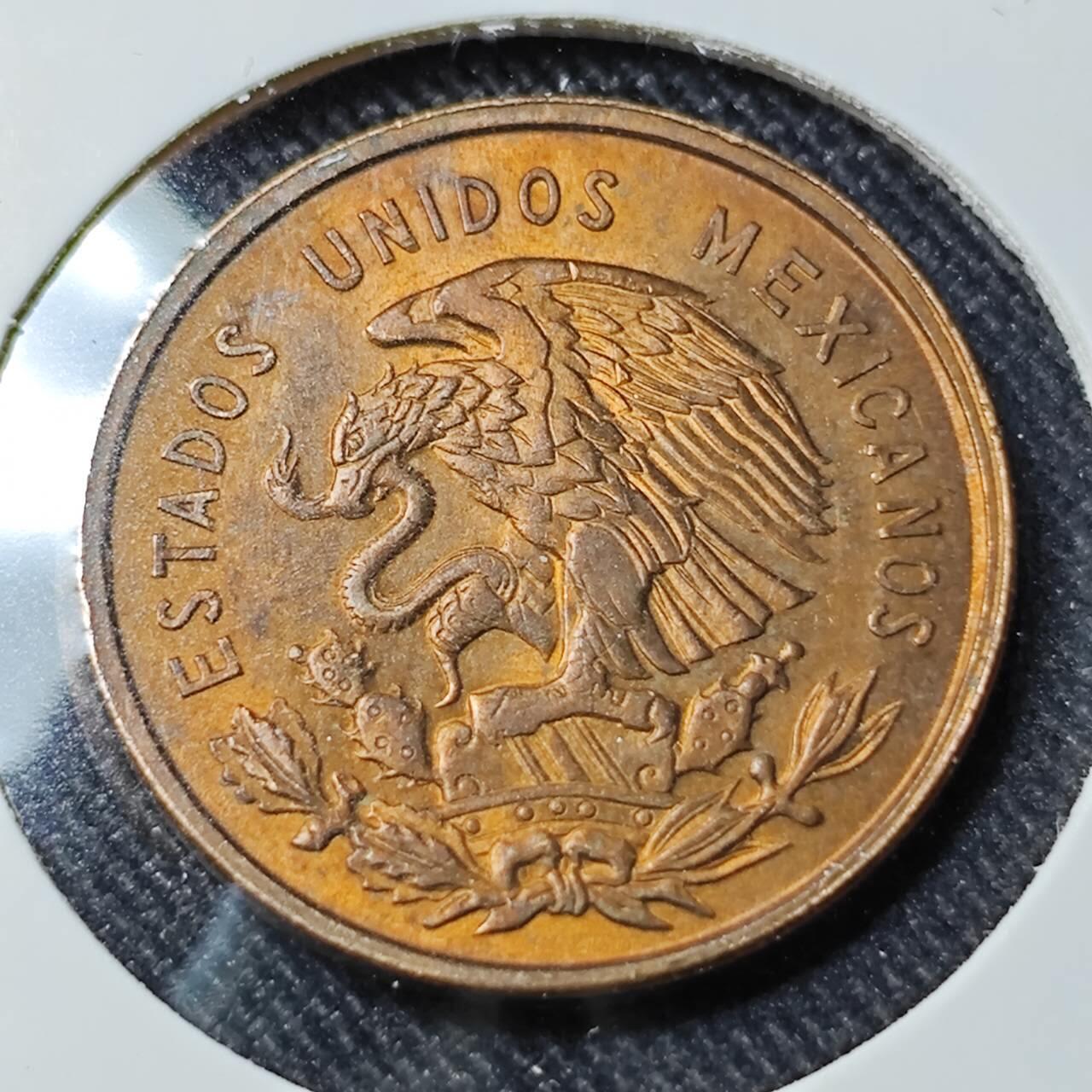 KK钱币收藏小铺   套币 批量/好品散币专场 2月预留时间 周末发货  1967墨西哥10分铜币 好品