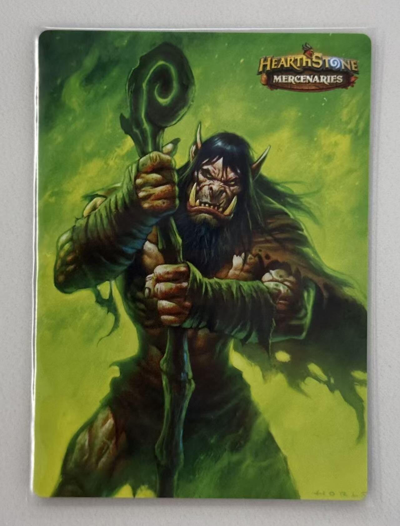 满赠PR！！龙虎卡牌-七七场（满200元包邮，无佣金，每周六结拍，欢迎送拍） 粗闪卡 谭二盲包 暴雪嘉年华炉石系列 古尔丹