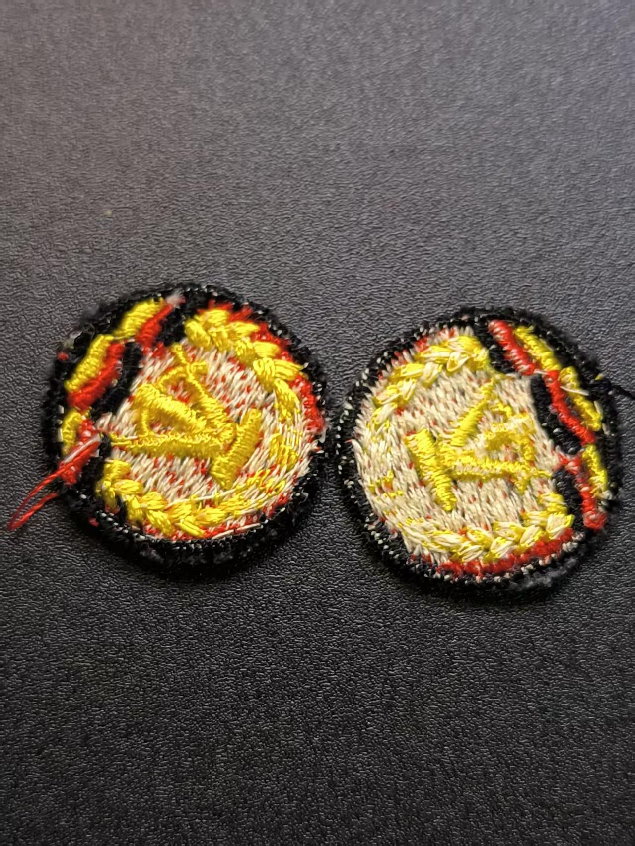 云宸嘉赏-勋臻精藏⭐️年后精品专拍场次🎖 民主德国人民军刺绣帽徽一组