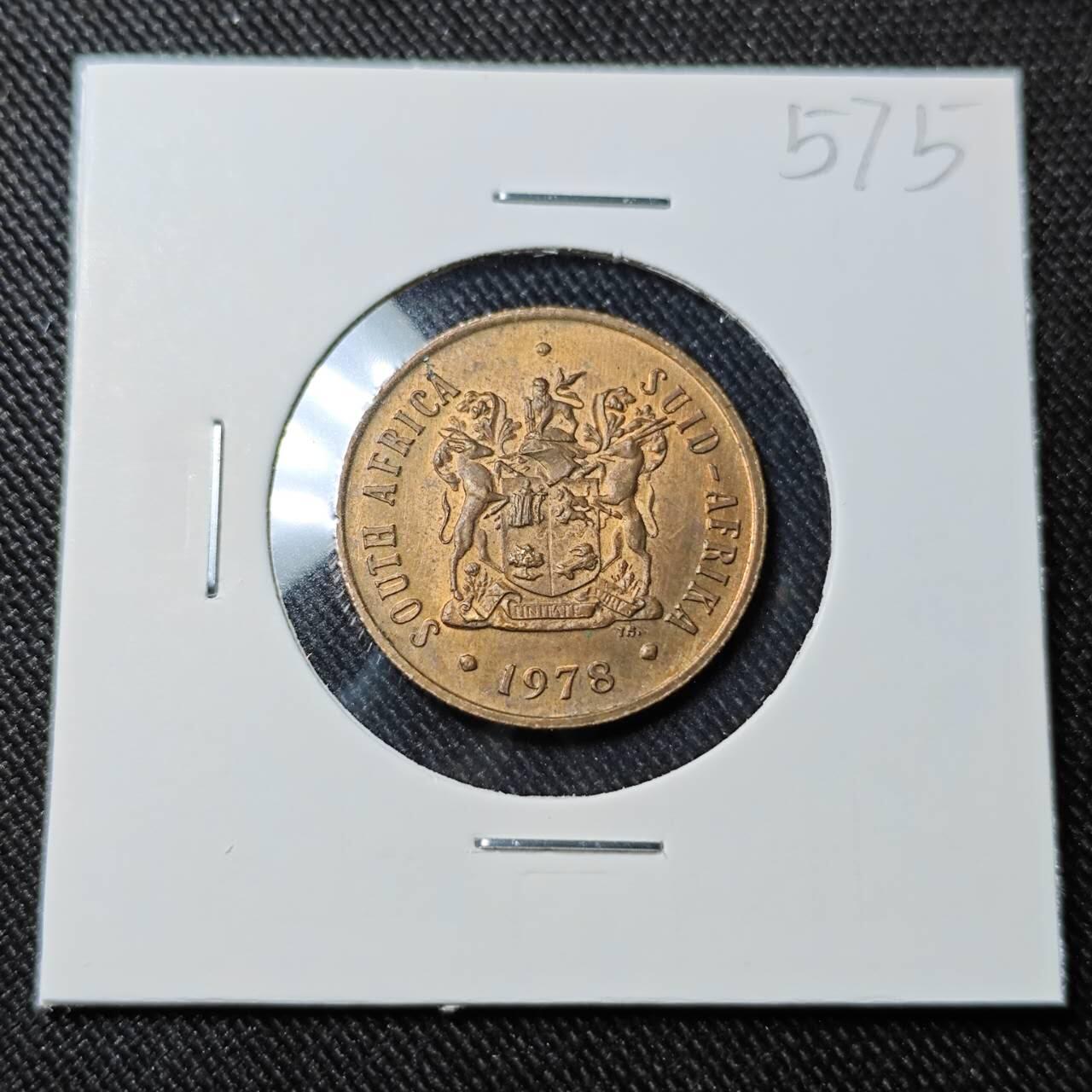 KK钱币收藏小铺   套币 批量/好品散币专场 2月预留时间 周末发货  1978南非2分铜币