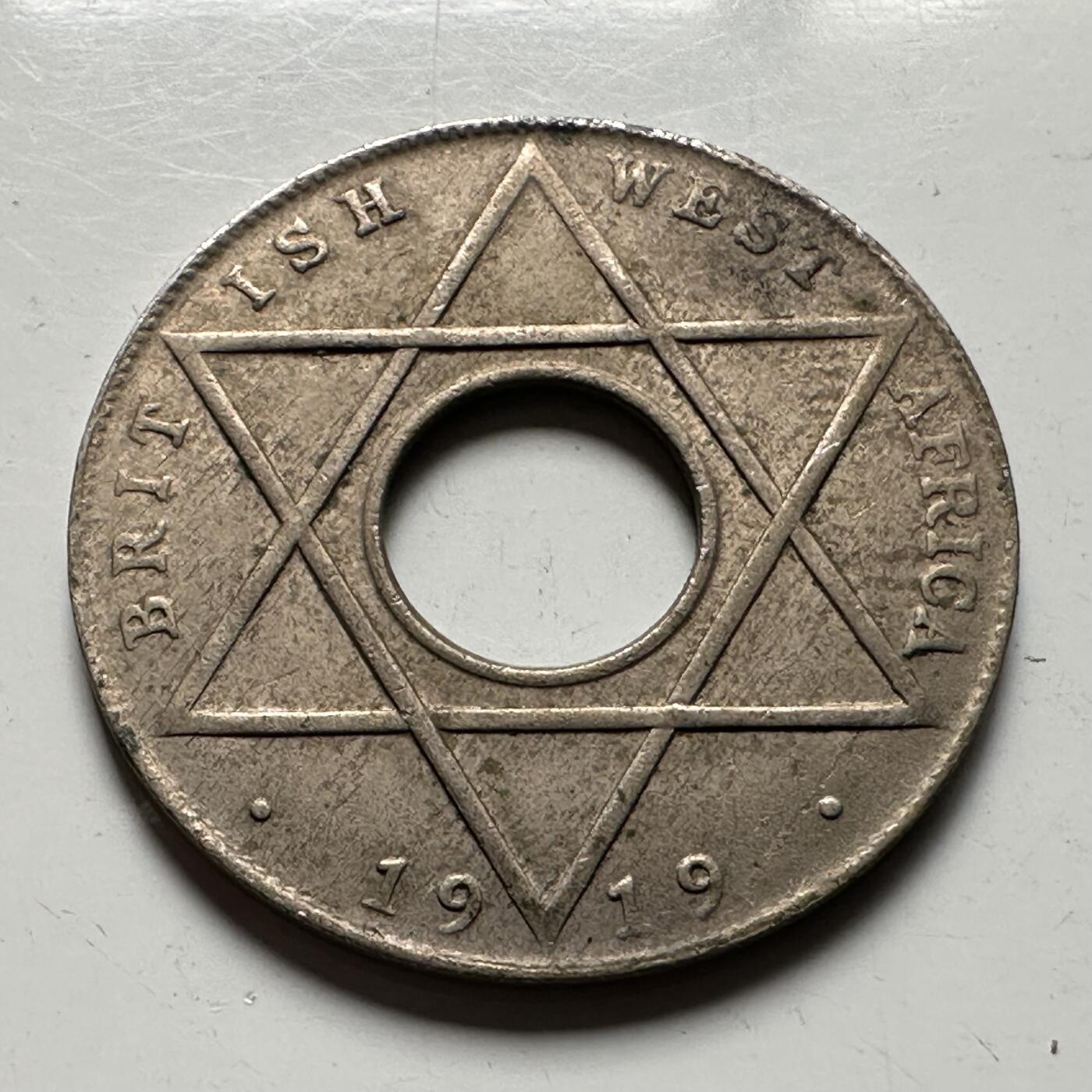 🌹外币初藏🌹🐯2026年第24场  每周二四六晚8️⃣点 接代拍 英属西非1919年1/10便士