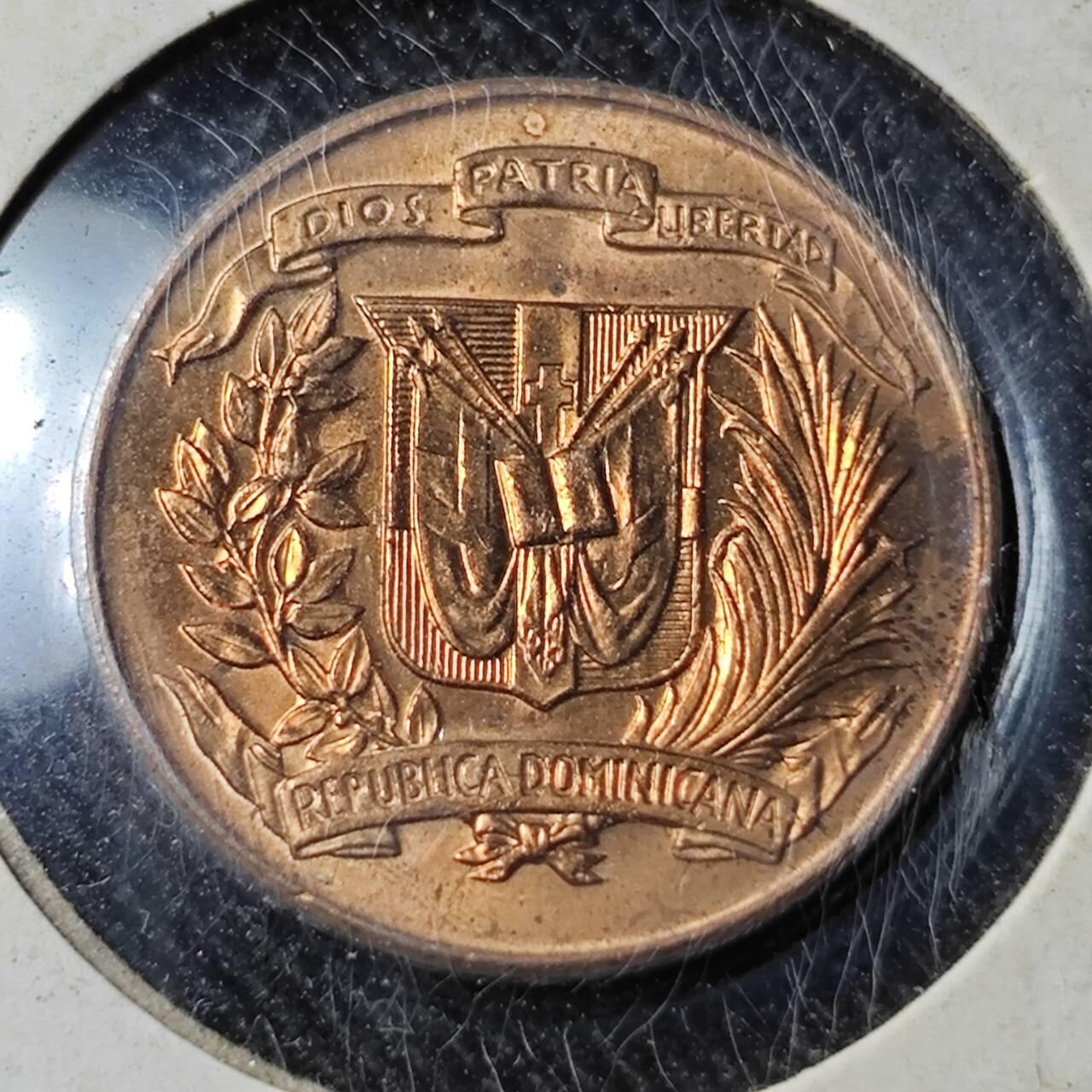 KK钱币收藏小铺   套币 批量/好品散币专场 2月预留时间 周末发货  1957多米尼加1分铜币 好品