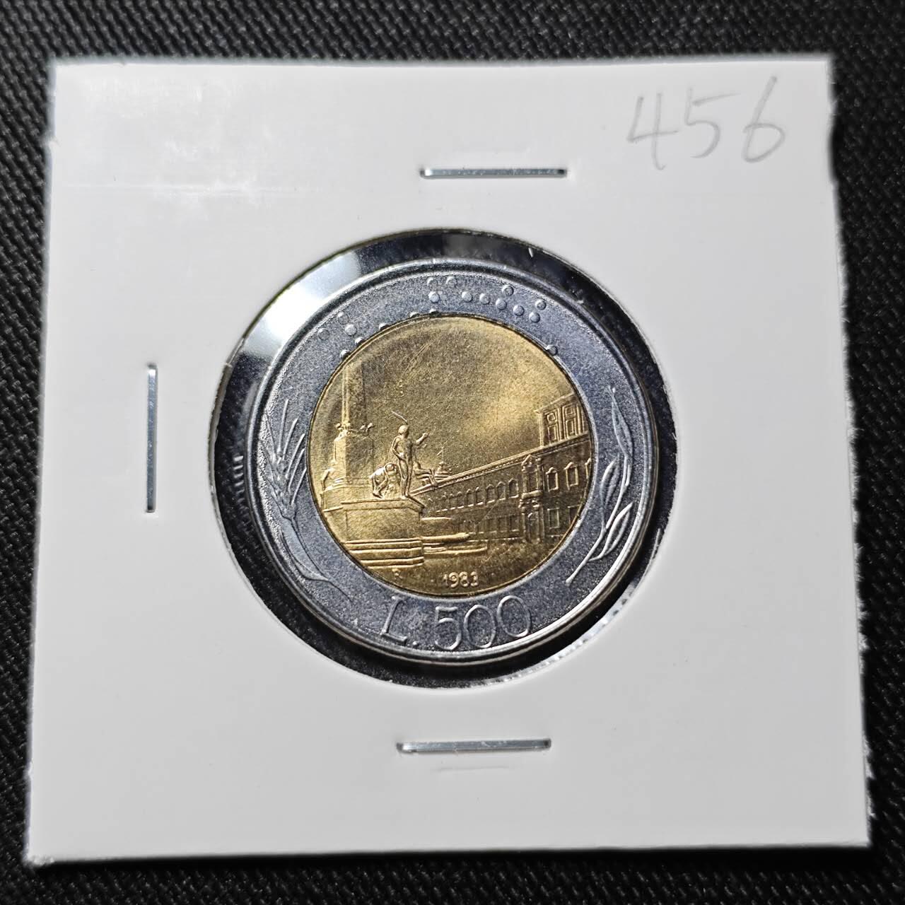 KK钱币收藏小铺   套币 批量/好品散币专场 2月预留时间 周末发货  意大利500里拉双色币 好品