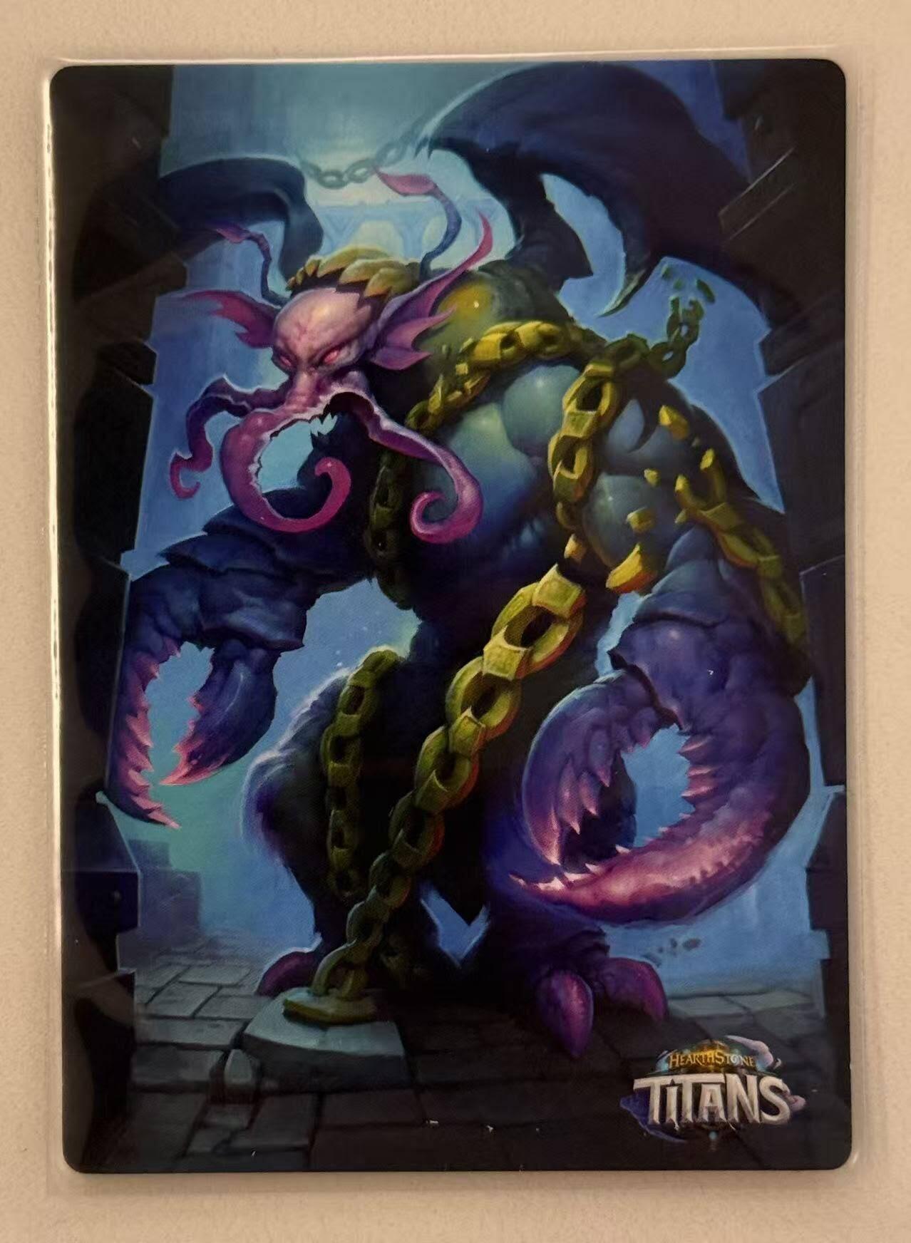 满赠PR！！龙虎卡牌-七七场（满200元包邮，无佣金，每周六结拍，欢迎送拍） 粗闪卡 谭二盲包 暴雪嘉年华炉石系列 禁锢恐魔