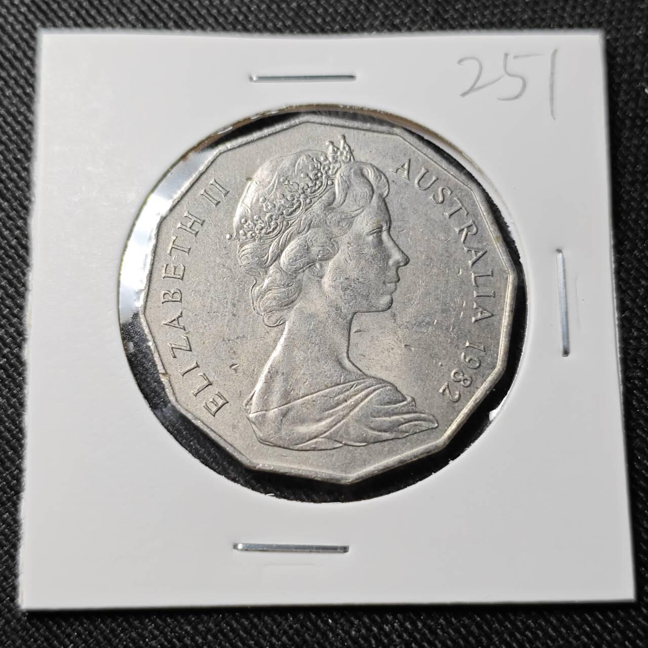 KK钱币收藏小铺   套币 批量/好品散币专场 2月预留时间 周末发货   澳大利亚50分纪念币