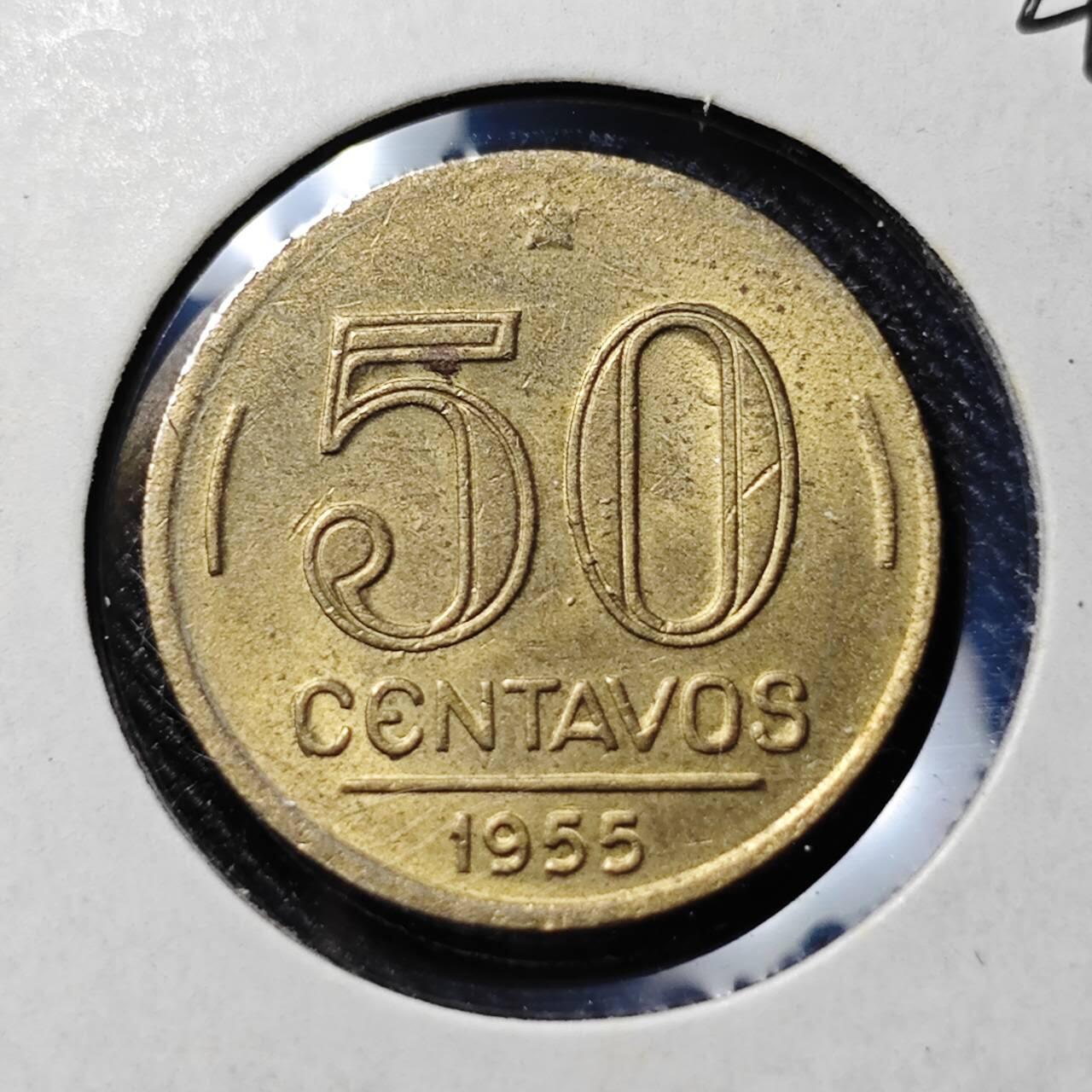 KK钱币收藏小铺   套币 批量/好品散币专场 2月预留时间 周末发货  1955巴西50分铜币