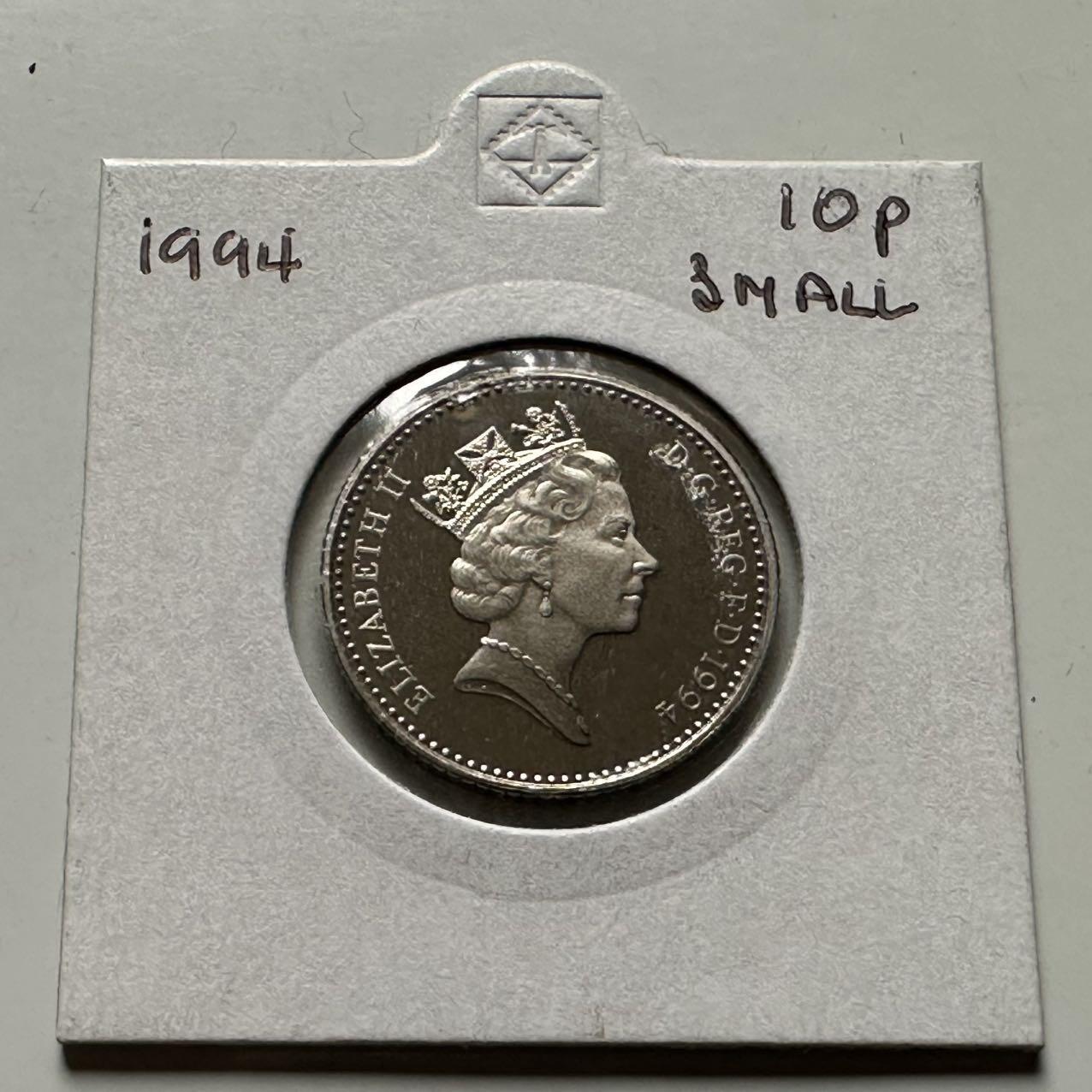 🌹外币初藏🌹🐯2026年第24场  每周二四六晚8️⃣点 接代拍 英国1994年10便士 精制币 c