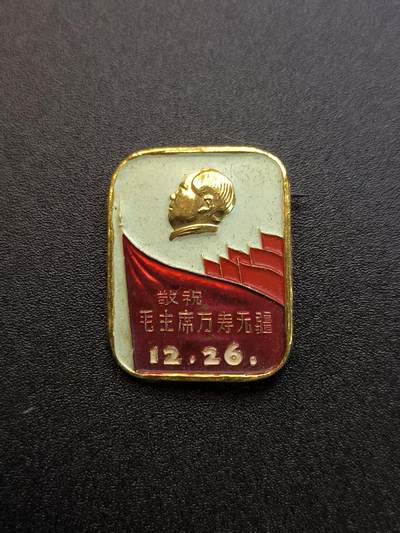 云宸嘉赏-勋臻精藏⭐️年后精品专拍场次🎖 - 12.26“敬祝毛主席万寿无疆”大会纪念章