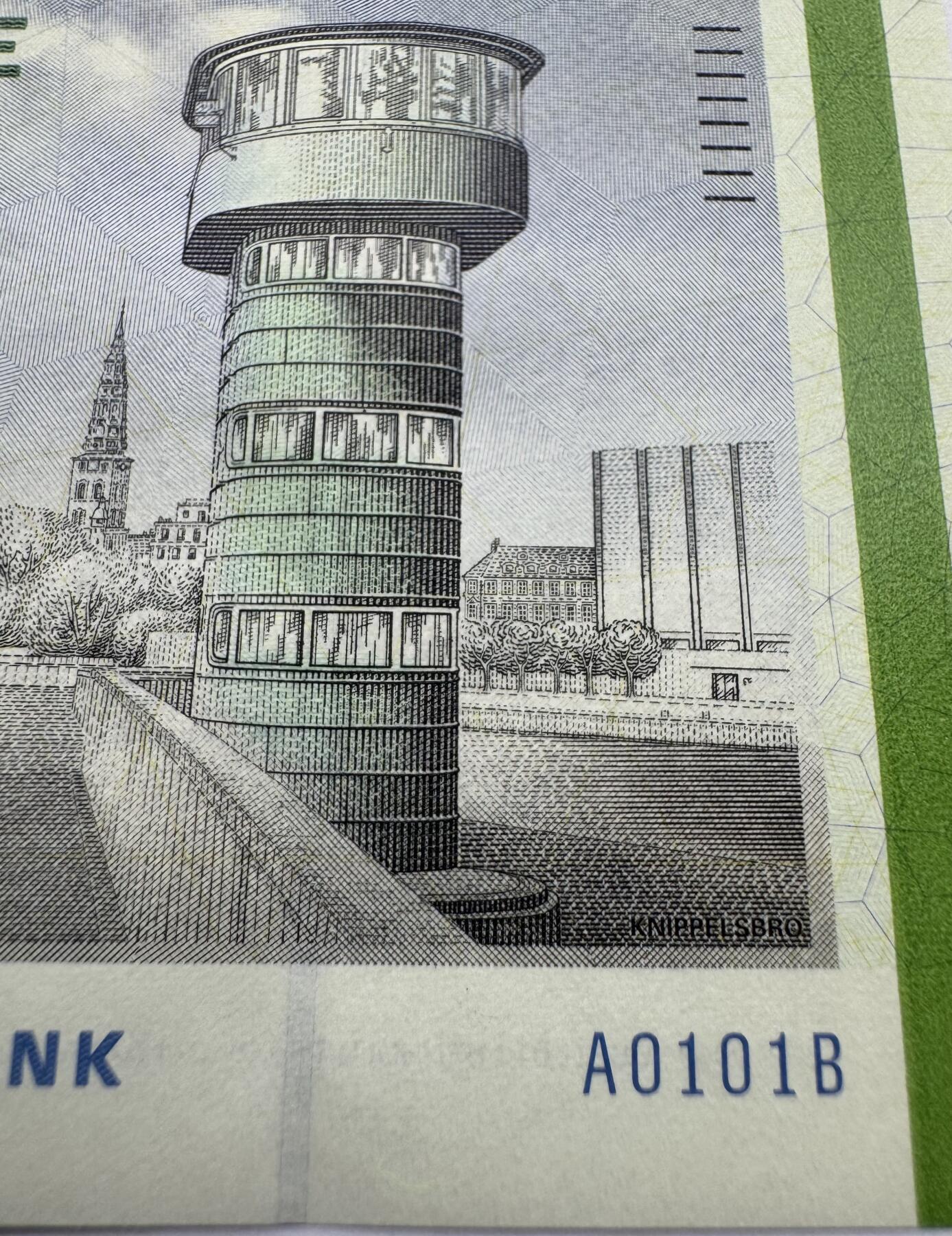 2026第4场（总第231期）：精品测试钞、外钞综合场  二进制A0101B/ 两位小号000095B 丹麦2015年版200克朗UNC