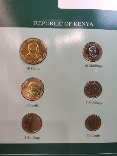 G&W世界散币，银币处理专场（第45场） - 富兰克林-肯尼亚6枚套