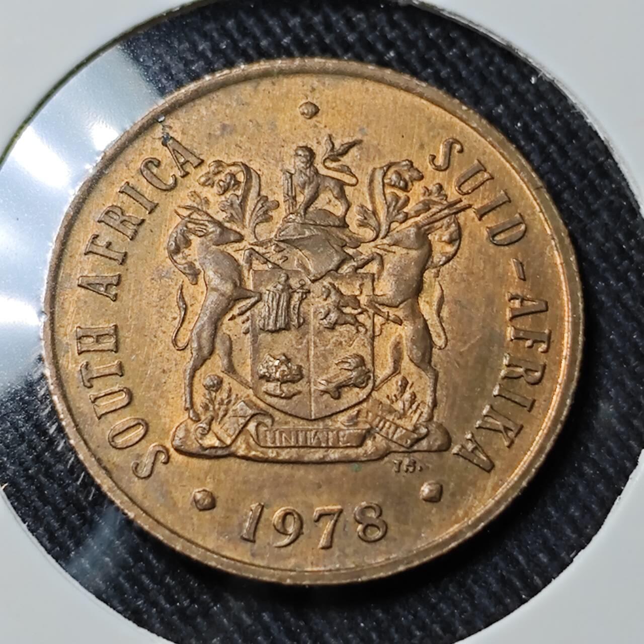 KK钱币收藏小铺   套币 批量/好品散币专场 2月预留时间 周末发货  1978南非2分铜币