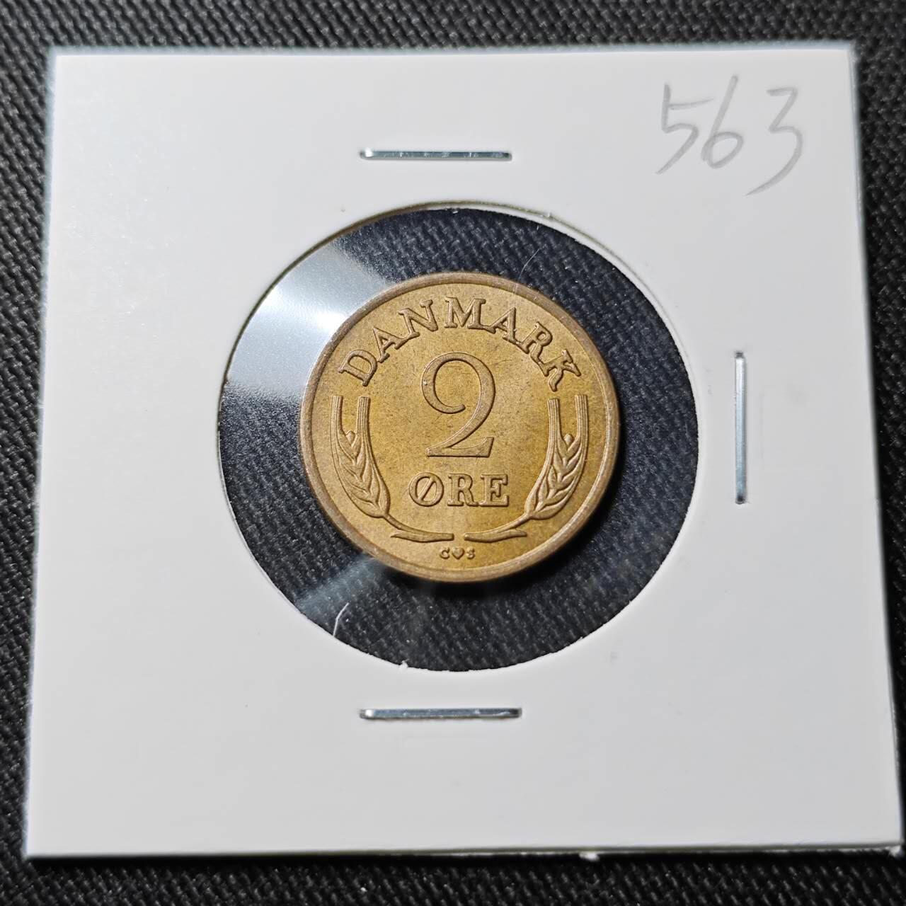 KK钱币收藏小铺   套币 批量/好品散币专场 2月预留时间 周末发货  1962丹麦2欧尔铜币 不多见