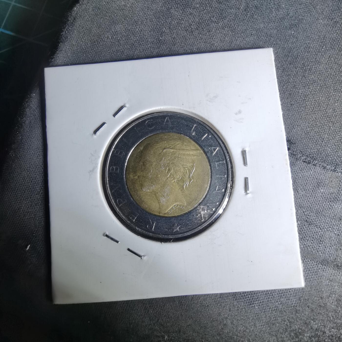 沼泽如烟--第1012场 意大利1996年500里拉纪念币