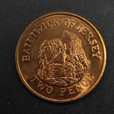 【淘币小摊】实时拍第八百七十六拍   散币场    每周一统一发货 - 泽西岛1985年石屋2便士铜币