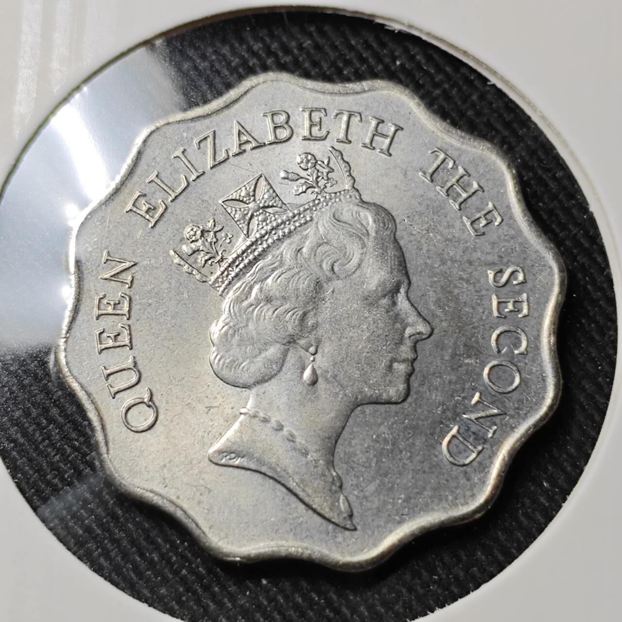 KK钱币收藏小铺   套币 批量/好品散币专场 2月预留时间 周末发货  1989香港女王2元 好品