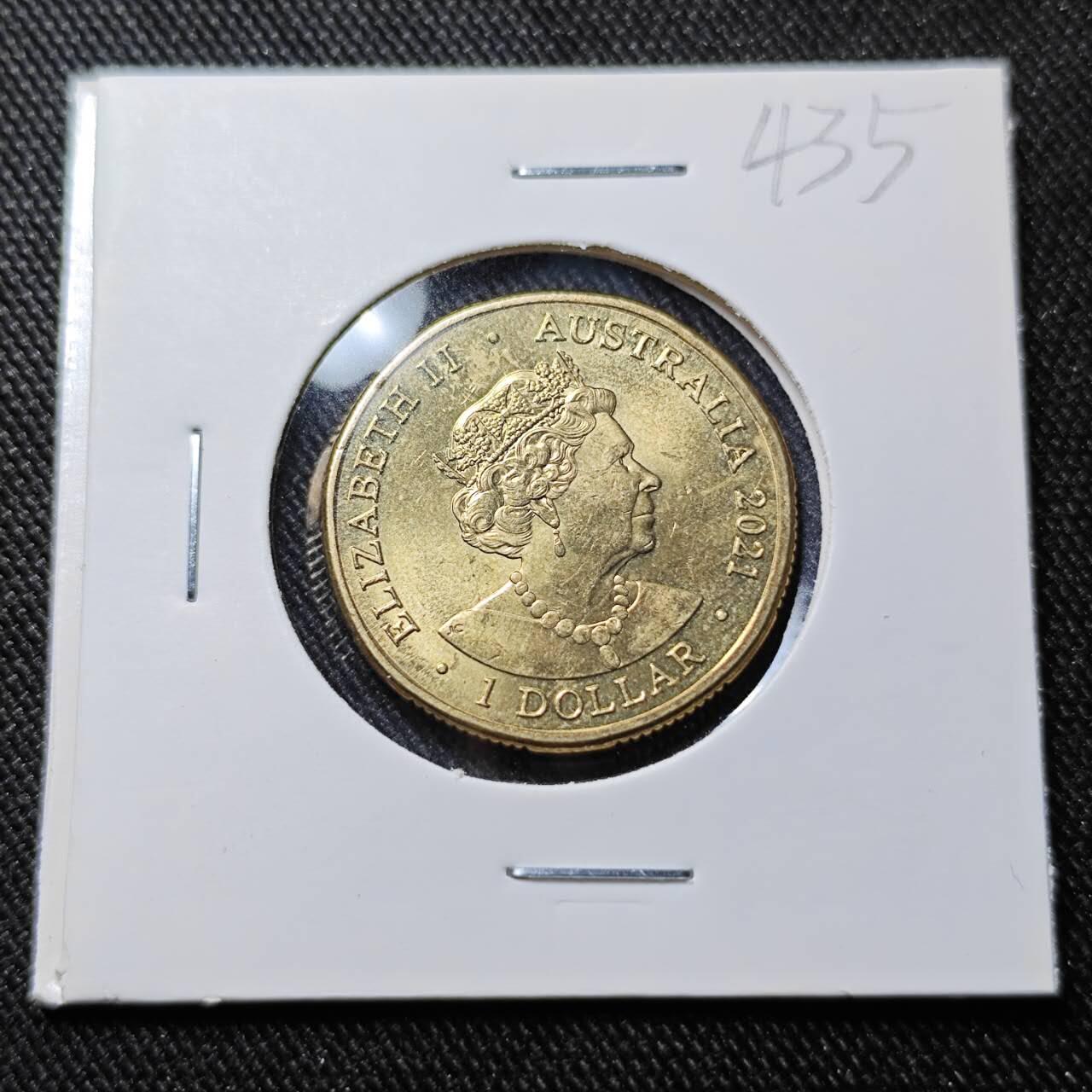 KK钱币收藏小铺   套币 批量/好品散币专场 2月预留时间 周末发货  2021澳大利亚1元彩色纪念币