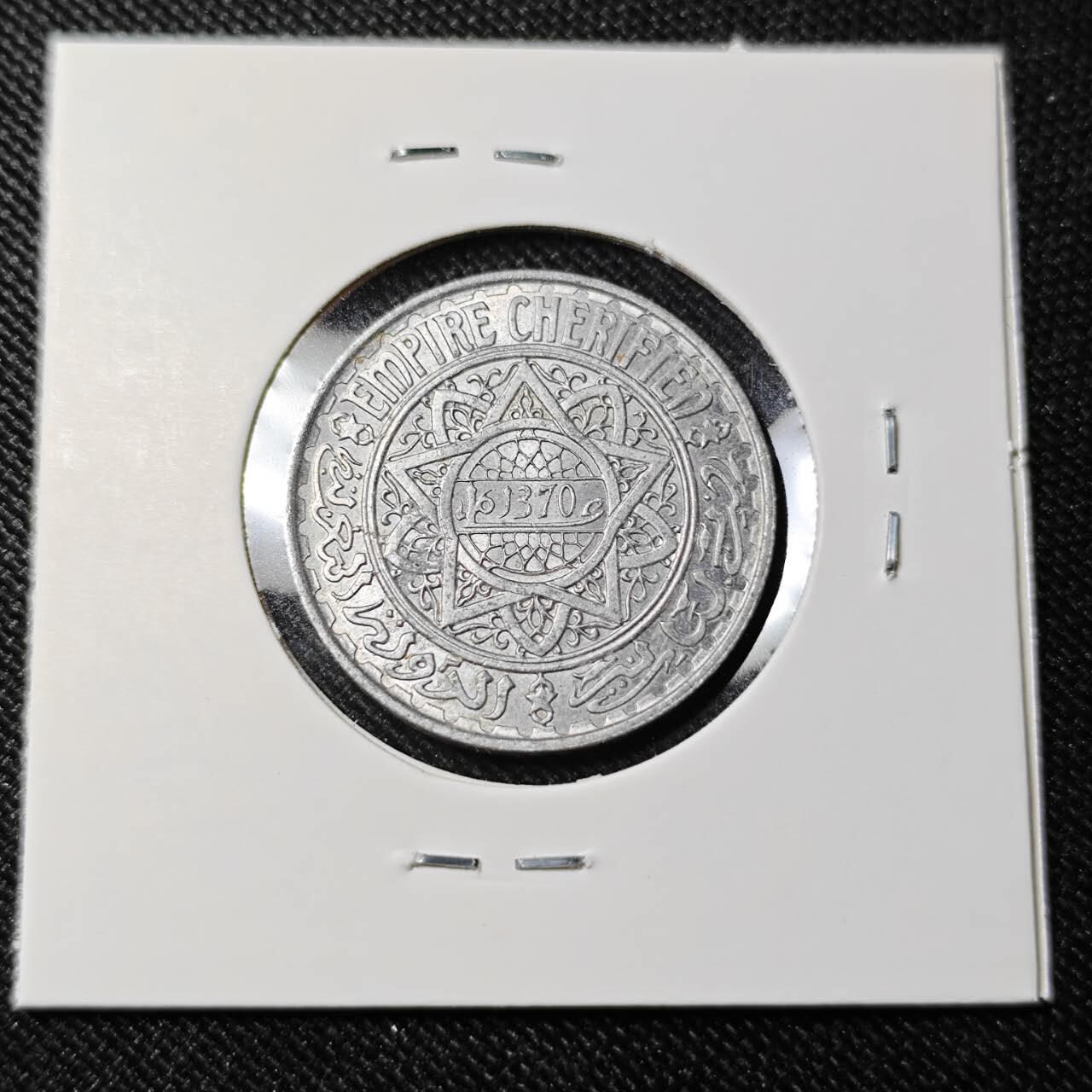 KK钱币收藏小铺   套币 批量/好品散币专场 2月预留时间 周末发货  法属摩洛哥5法郎 好品