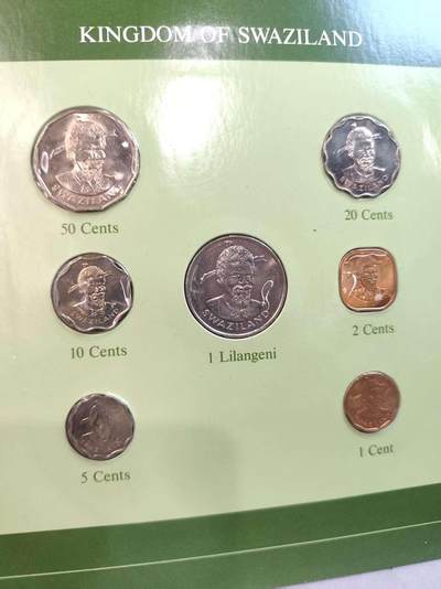 G&W世界散币，银币处理专场（第45场） - 富兰克林-斯威士兰7枚套