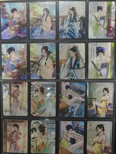 天玑星卡拍第176期《3.5周四截拍》持续收拍收评中 满赠卡需备注 燎原卡牌红颜录1~15弹大全套，金彩彩闪112个人物远景+近景共224张