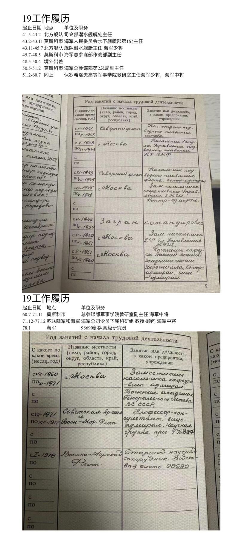 大猫徽章拍卖 第289期 苏联海军中将党证 二级乌沙科夫勋章获得者