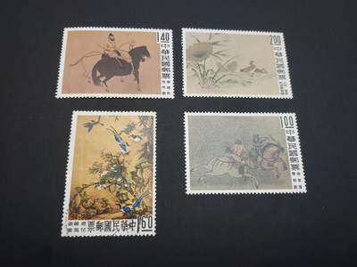 博彦收藏   3月11日 8点邮票专场 全场包邮 - 中国古画新全 背贴 上品