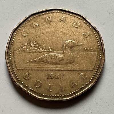 🌹外币初藏🌹🐯2026年第24场  每周二四六晚8️⃣点 接代拍 - 加拿大1987年¥1